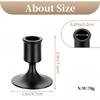 European-Style Black Gold Candlestick: Modern Romantic Table Decor & Photography Prop for Christmas
