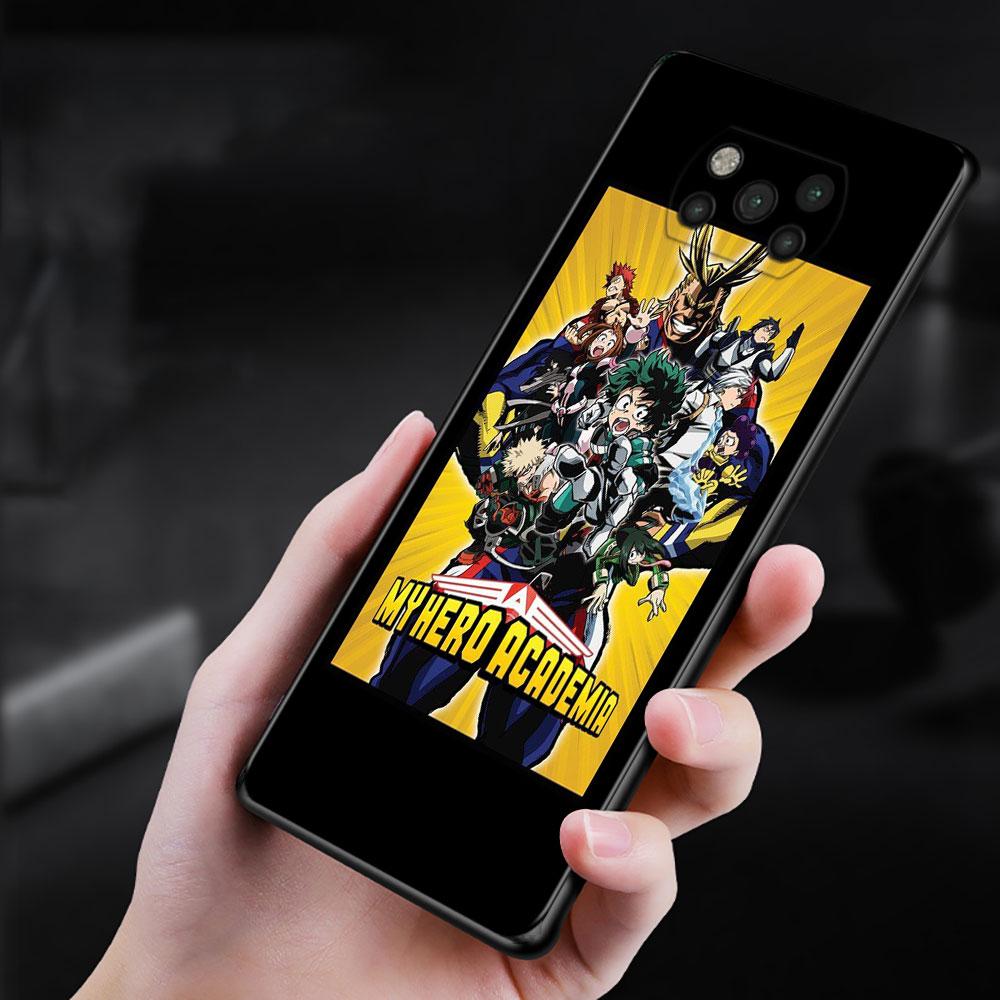 Kryt My Hero Academia pro Xiaomi Poco X3 F3 Gt M3 Nfc F1 M3 M4 Pro 5g F3 Gt kryt pro Mi 11t 10t Pro 9t 11 Note 10 Lite Civi