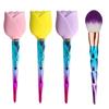 3Pcs Dust Proof Silicone Makeup Brush Cover Protect Brush Bristle Portable Makeup Brush Travel Storage Case Anti-slip Reusable