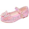 Girls' Crystal Princess Soft Sole Leather Shoes for Autumn 2026