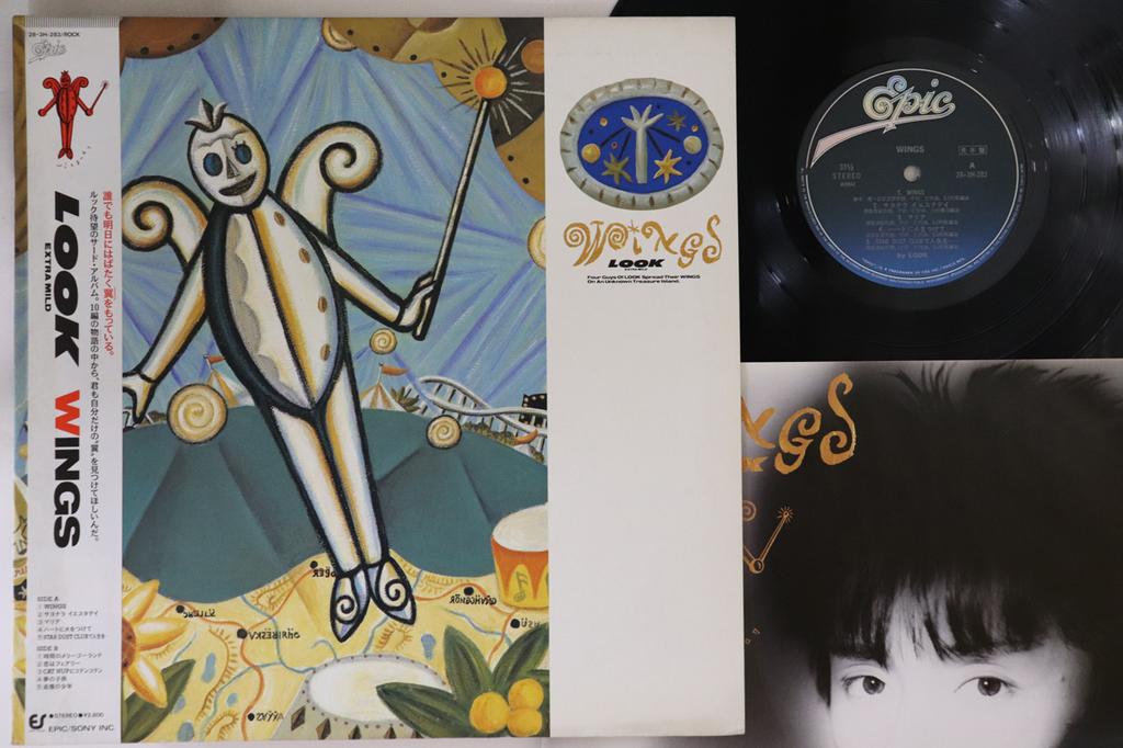LP Record LOOK - Wings 283H283PROMO EPIC SONY 1987 Japan Obi Japanese Pop/Rock Used