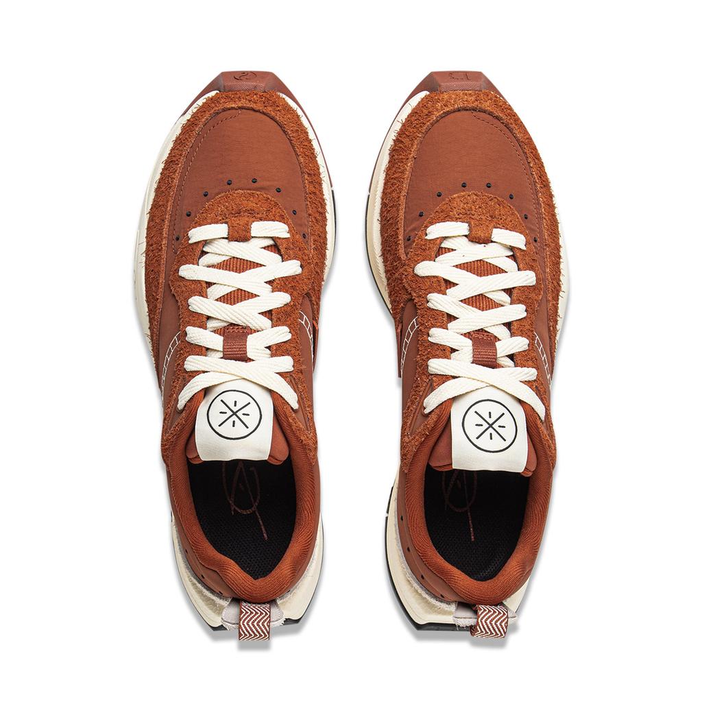 Li Ning Wade 1% Suede Casual Fashion Trendy Sports Comfortable Non-Slip Shock Absorption Wear-Resistant Rebound Low-Top Lifestyle Shoes ABCV035-5