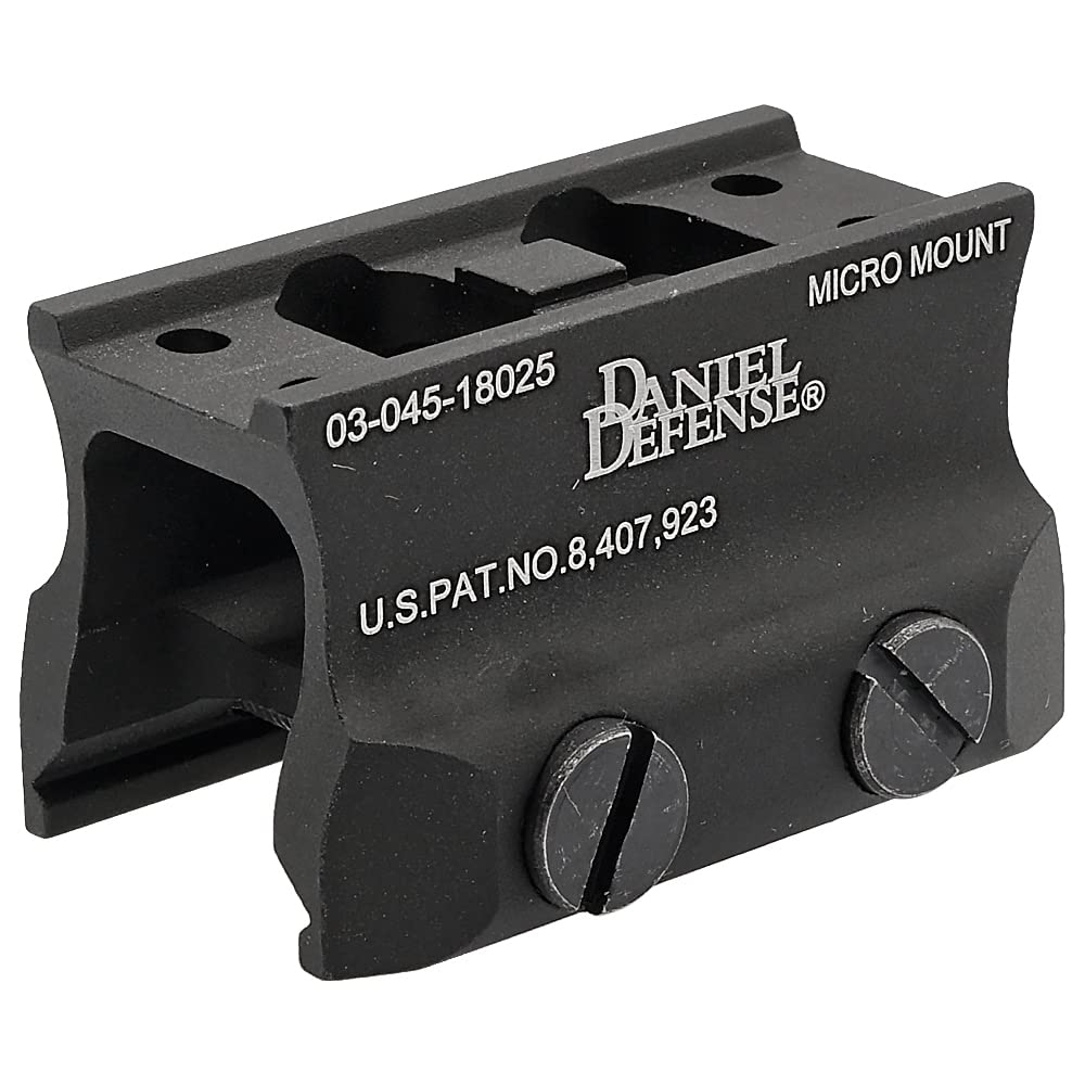 EVOLUTION GEAR Daniel Defense Micro Mount Replica Aluminum Dot Sight, 100% Hard Anodized