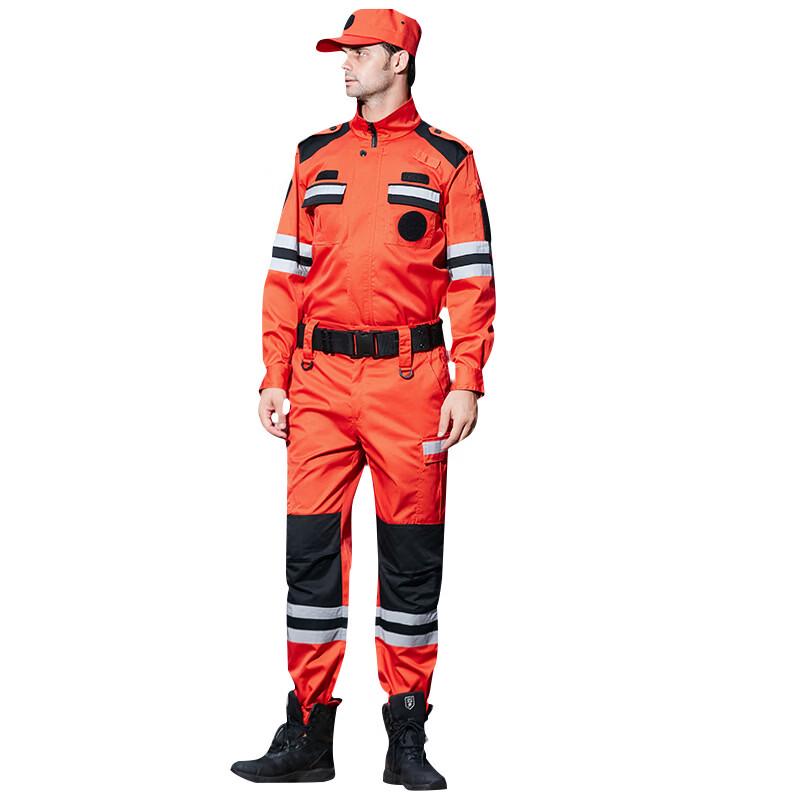 Brangdy Long-Sleeve Firefighter Rescue Suit Set