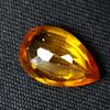 4.95 Ct ORANGE Sapphire NATURAL Pear Brilliant Cut CERTIFIED Loose Gemstone