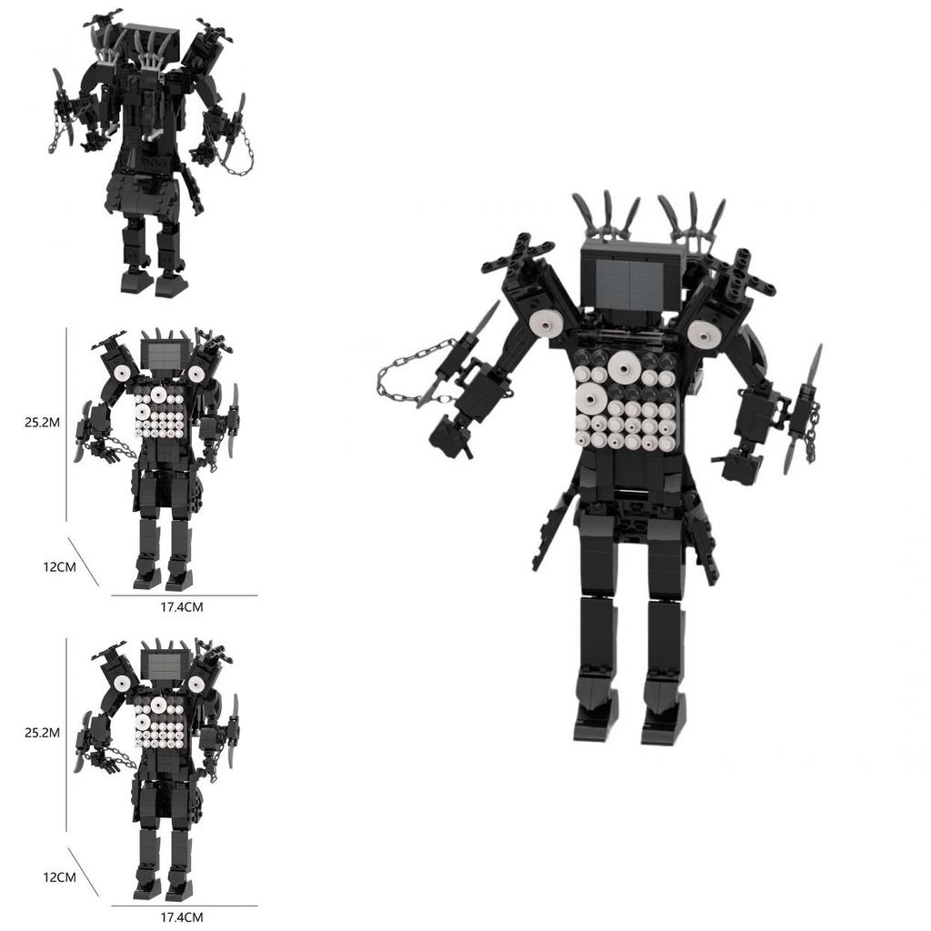 New Titan Television People Toy With Toilet People And Surveillance People Compatible With Lego Diy Building Blocks