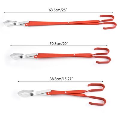 Log Tongs Fireplace Poker Wood Tongs BBQ Charcoal Tongs Grill Camping Fire Pit Tool Fire Pits Accessories Reinforced S14 21