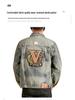 Xintang Men's Wear | Retro Denim Jacket - Trendy Loose Fit, Casual Hong Kong Style for Spring and Autumn