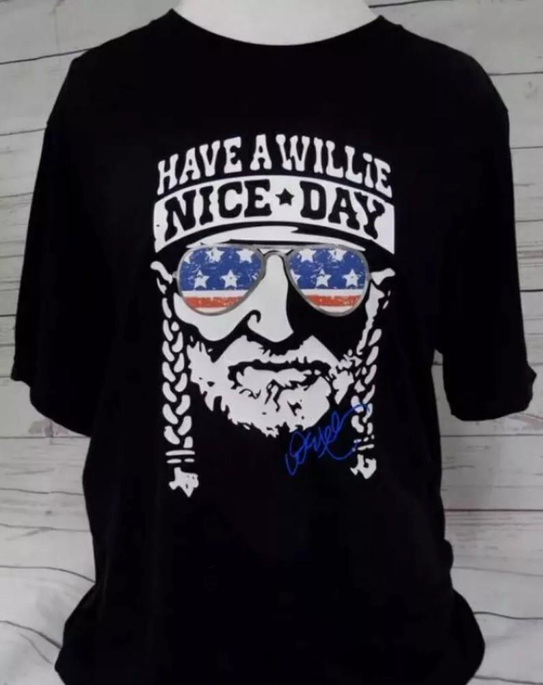 Willie Nelson Have a Willie Nice Day T-Shirt S-5XL Unisex T-Shirt XXXXL