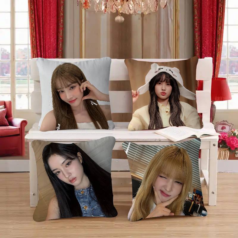 Singer S-Sim-Jayun Pillow Anime Pillow Sofa Bed Head Pillow Cover Cushion Cover 45x45 Cm Fashion