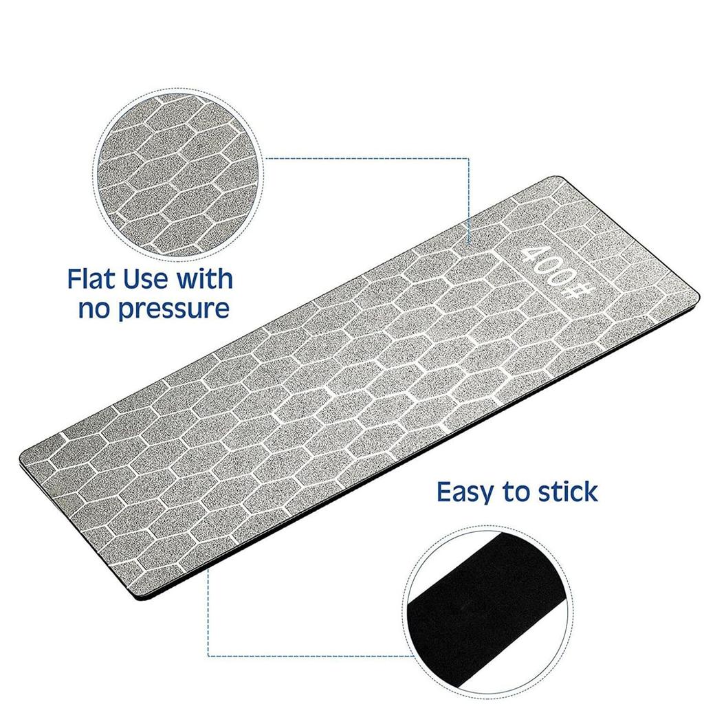 4x Diamond Sharpening Stone 1200 Grit Diamond Sharpening Plates Outdoor Set, 400, 600, 1000, (for Tools)
