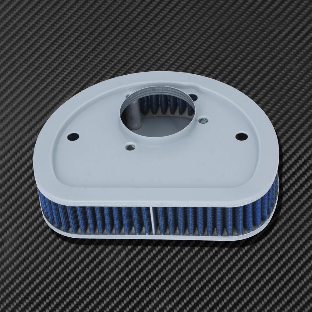 Motorluchtfilter Inlaat Blauw Element Reiniger Voor Harley Touring Road Glide Softail Classic Breakout Fat Boy Dyna Low Rider