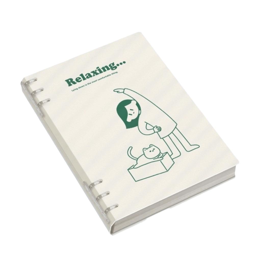 Puppy Binder Notebook A5/B5 Note Book Cute Loose-leaf Notebook  Student Office Stationery