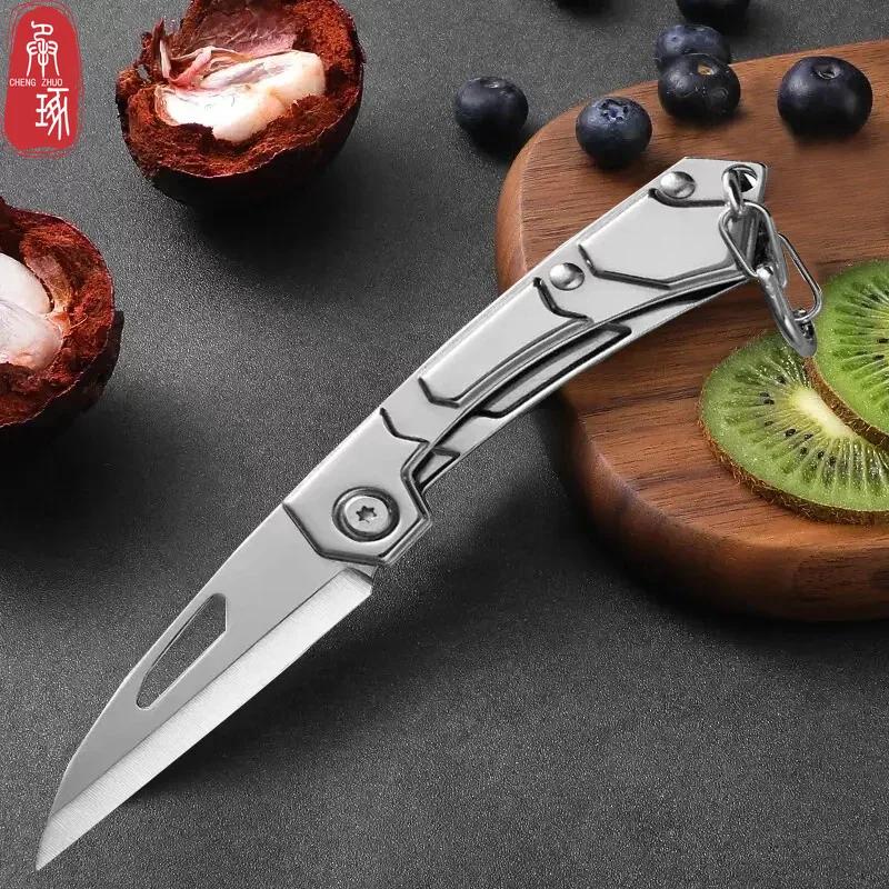 Stainless Steel Folding Knife Outdoor Survival Knife Portable Pocket Knife Fruit Knife For Hunting Camping Foldable Knives