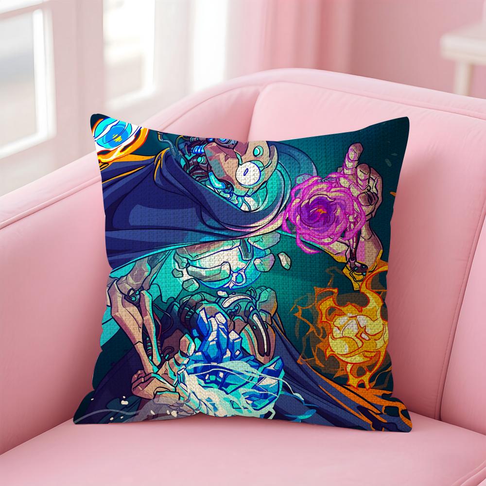 Game SSlay the Spire Cushion Cover Natural Linen Pillow Case DoubleSided Print Decorative Sofa Pillowcase Home Decor Gift