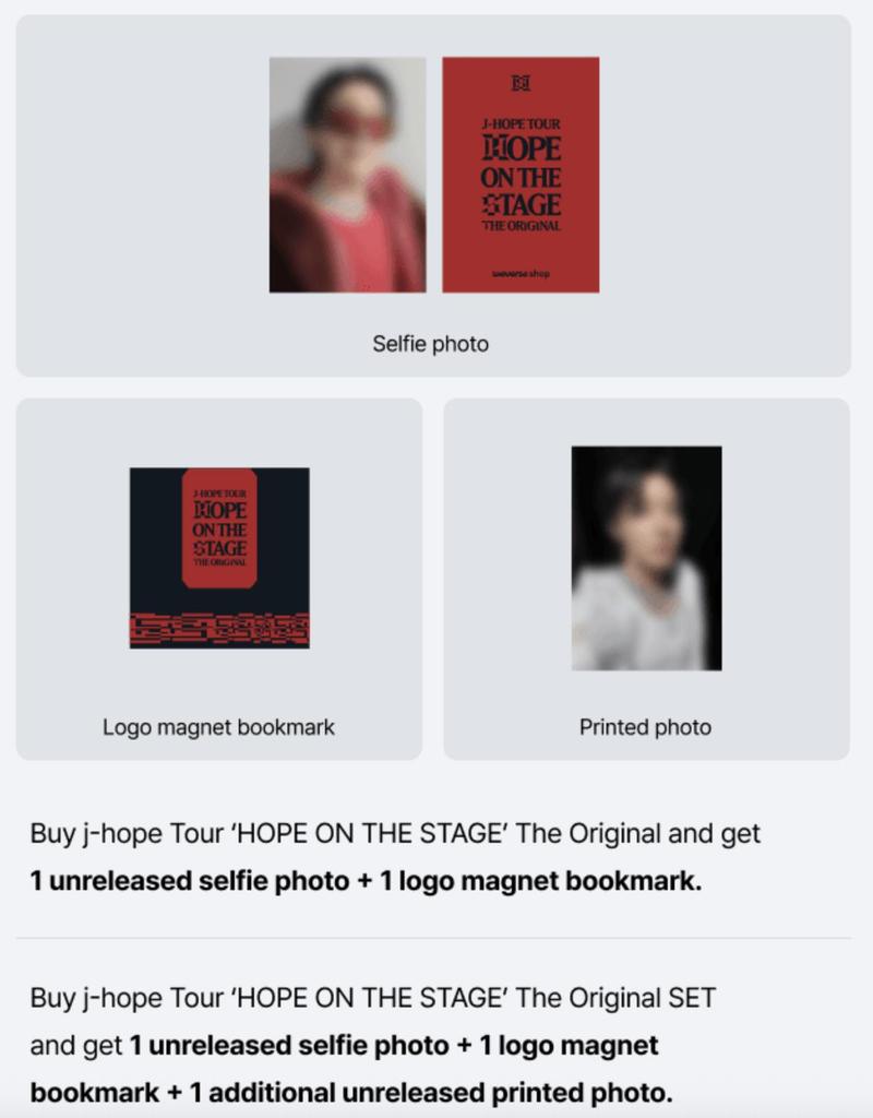 (PRE-ORDER) J-hope - Tour ‘HOPE ON THE STAGE’ The Original
