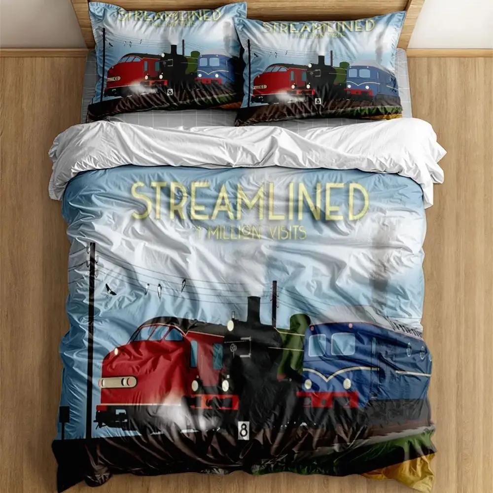 Streamlined Bedding Set Without Sheet UK Single Double King US Twin Full Queen Size Bed Linen Set