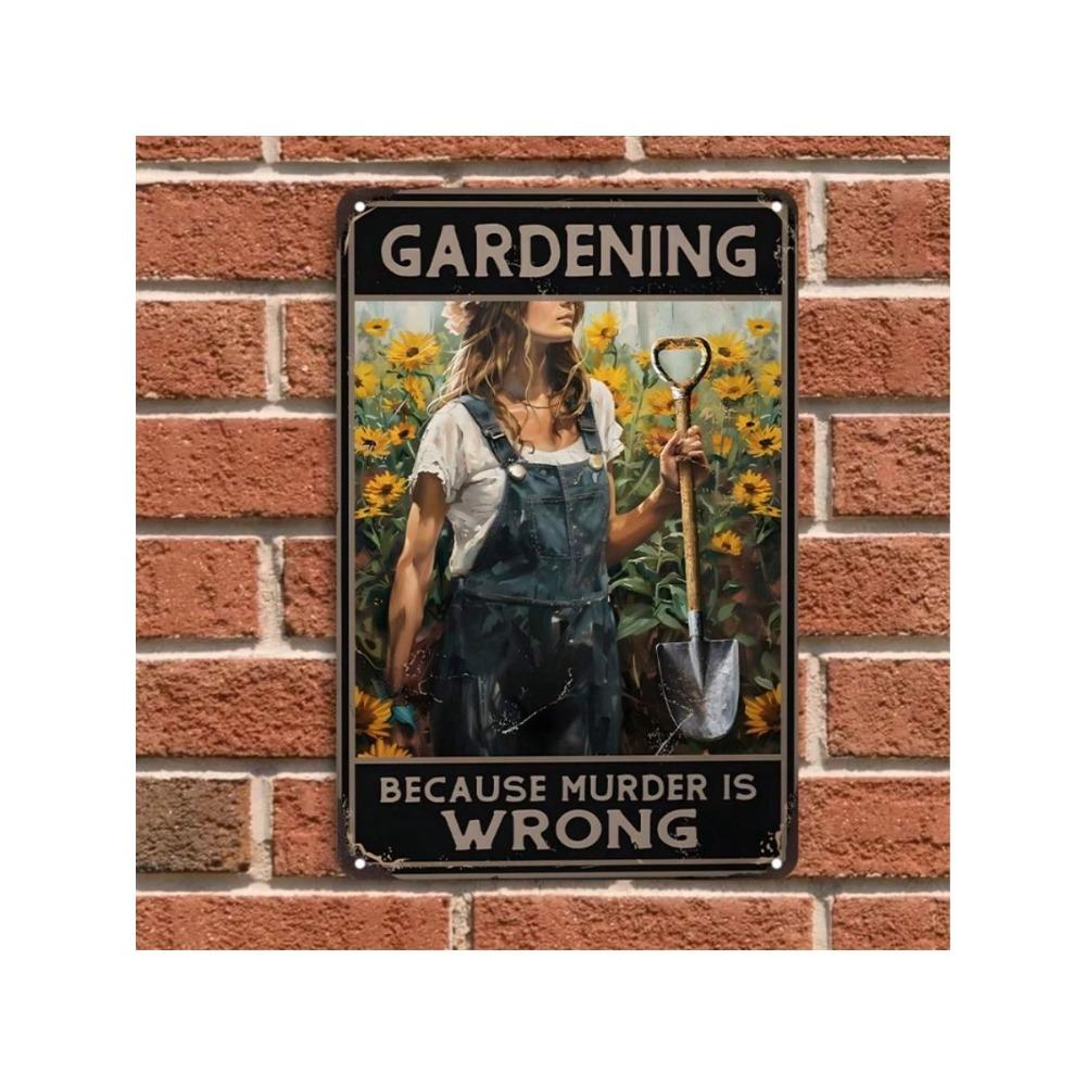 Vintage Metal Wall Decor Sign Retro Tin Plaque Art