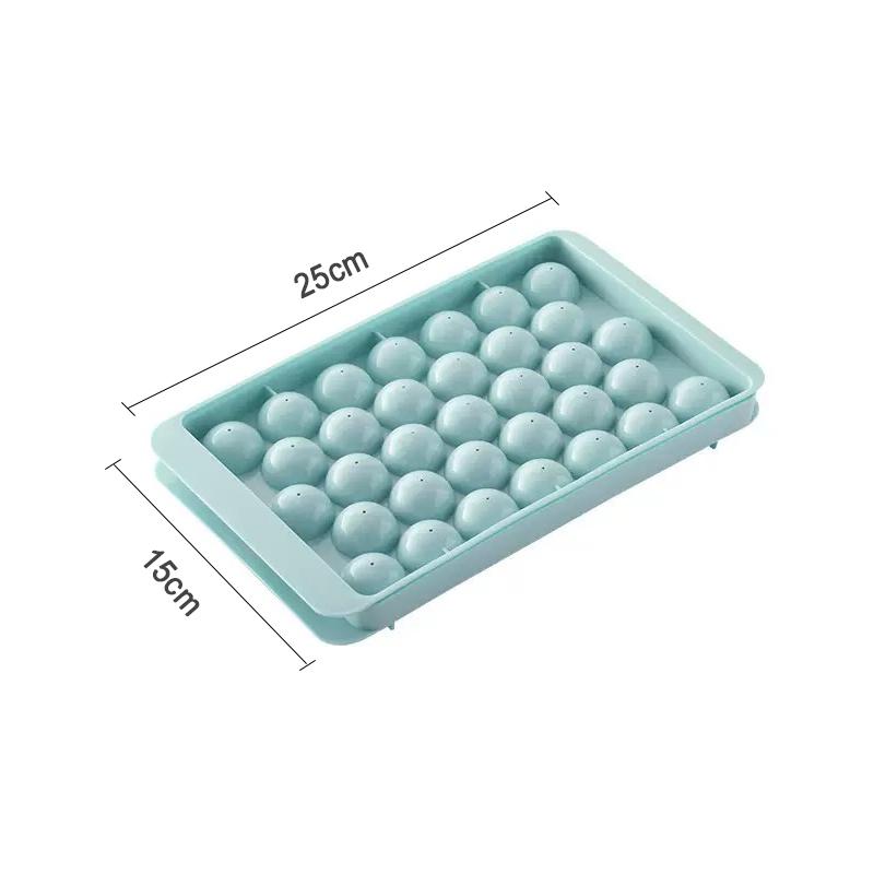 33 Fack Isboll Hockey PP Form Fryst Whiskeyboll Glasspinne Isbitstråg Låda Liten Godispinne Görning Gåvor Köksredskap Tillbehör