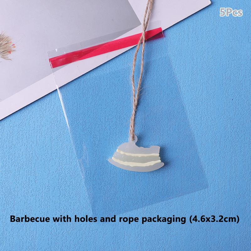 5Pcs Funny Color-Changing Baked Crab Car Pendant Car Decoration Accessories Creative Swing Goose Lobster Keychain Bag Pendant