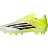 F50 League MG Comfortable Fit Low-Top Soccer Shoes Kids Sneaker White Fluorescent-Yellow JR9022