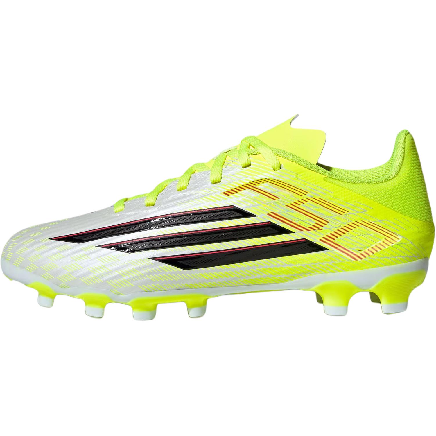 Adidas F50 League Low top Soccer Shoes White Neon Yellow Kids  JR9022 33