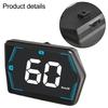 Driving Safety Night Driving HUD Head-Up Display Speed Information USB Powered Built-in Light Sensor High Resolution