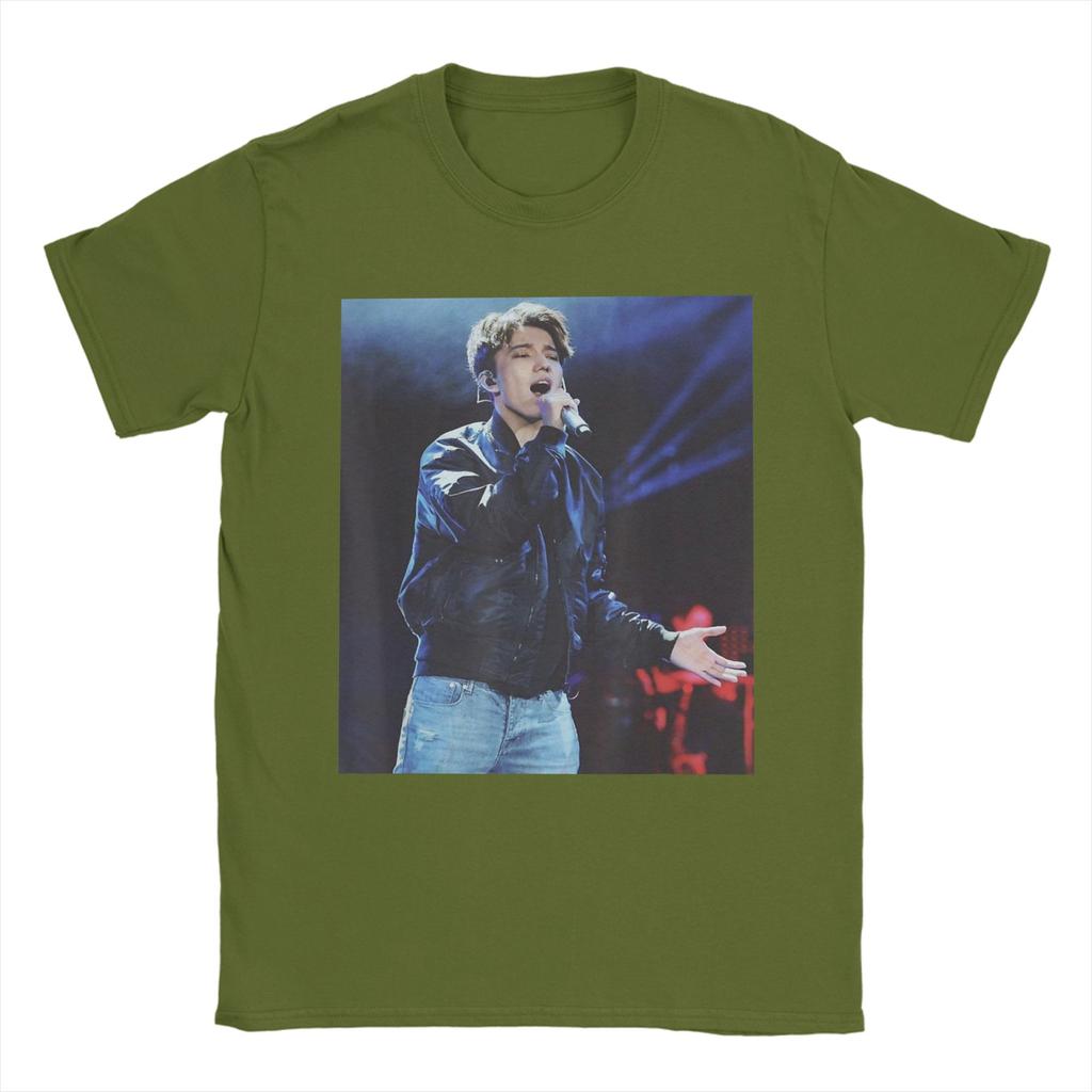 Men's My Favorite Dimash Dear Dears Forever Music Art T Shirt   Clothing Short Sleeve Round Collar Tee Shirt Big Size T-Shirt