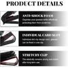 2 PCS Car Sun Visor Glasses Holder, Fashion Bling Car Eyeglasses Sunglasses Hanger for Women Girls, Glasses Holder Clip Hanger Mount with Ticket Card