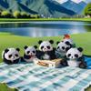 Non-Toxic 89-1023-Piece Cute Panda Building Block Set - Desktop Accessories - Advanced Color Scheme - Valentine'S Day Thanksgiving Halloween Christmas