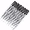 Stylo à pointe fine 0,05-1 mm – Fineliner à encre noire pour le dessin, l'esquisse et le design | Outil de papeterie professionnel, 14,1 cm