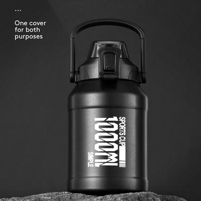 Thermal Water Bottle Portable Outdoor Travel Sports Water Bottle Large Capacity Stainless Steel Vacuum Flasks With Handle