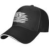 American Flag Kenworth Men Sandwich Baseball Cap Casquette Adjustable Unisex Aldult Adjustable Golf Cap for Man Ladys Black