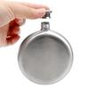 5/8 Oz Round Whiskey Flask Leakproof Hip Flask Portable Liquor Bottle  Father's Day Gifts