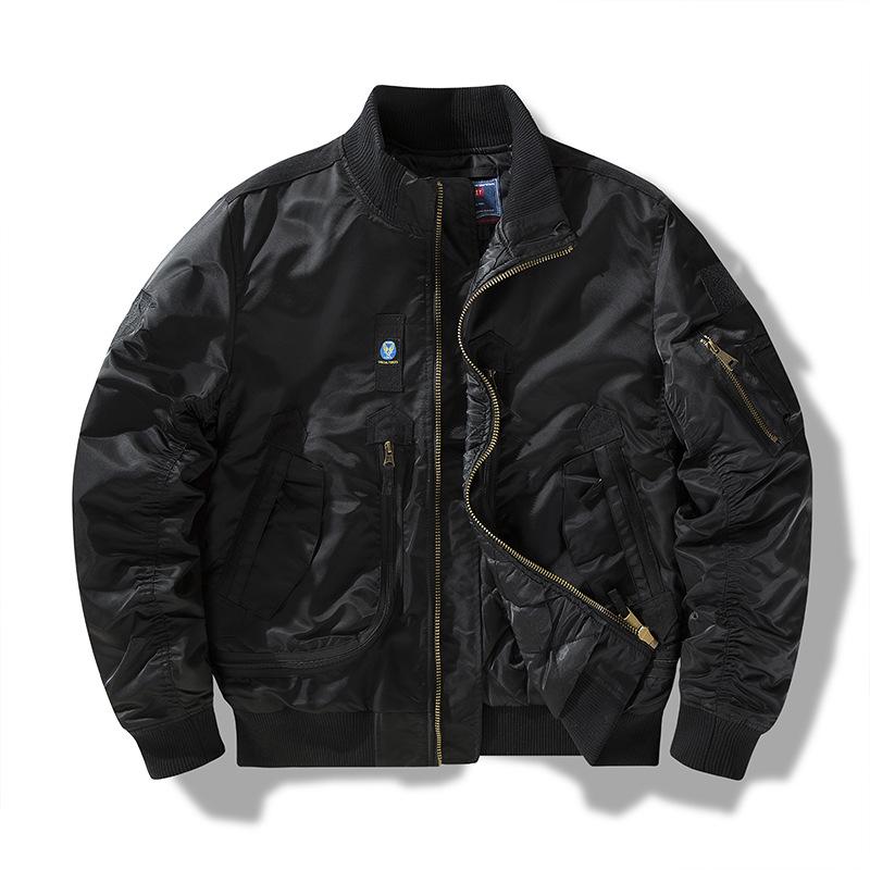 Herfst Winter Tactische Bomberjack met Opstaande Kraag – Geïnspireerd op Luchtmacht Piloten Baseball Uniform