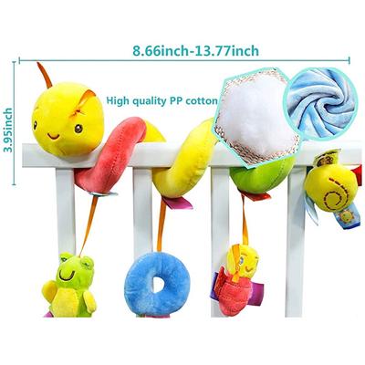9 styles au choix Poussette Bébé Cloche Suspendue Peluche Bébé Étiquette Colorée Cloche De Lit Jouet Dessin Animé Multifonction