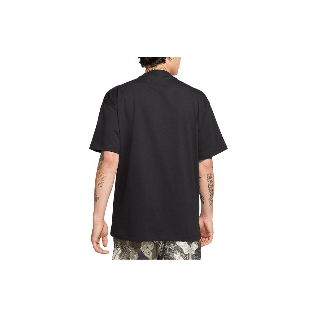 Nike Collezione ACG T-shirt a maniche corte a tinta unita da uomo per sport all'aperto, vestibilità ampia, nero DQ1816-011