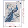 5d DIY Diamant Malerei Kreuzstich Tier blau Pfau Diamant Stickerei Mosaik voller Runde Bohrer Home Decor