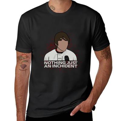 Nothing Just An Inchident T-Shirt Boys Animal Print Oversized Aesthetic Clothes Graphics T Shirts for Men Cotton