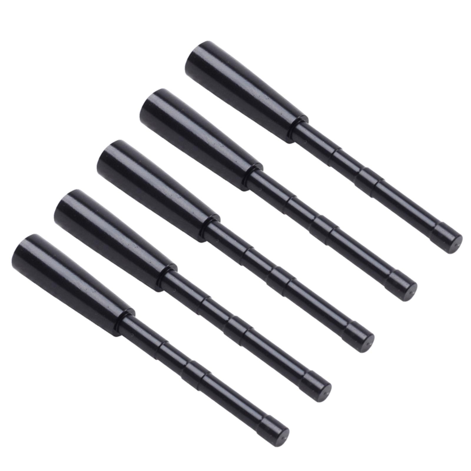 

5 Pcs Aluminum Arrow Inserts Arrowheads Connector Arrow Shaft And Arrowhead Connect Seat for Diameter.4.2mm Arrow Shaft