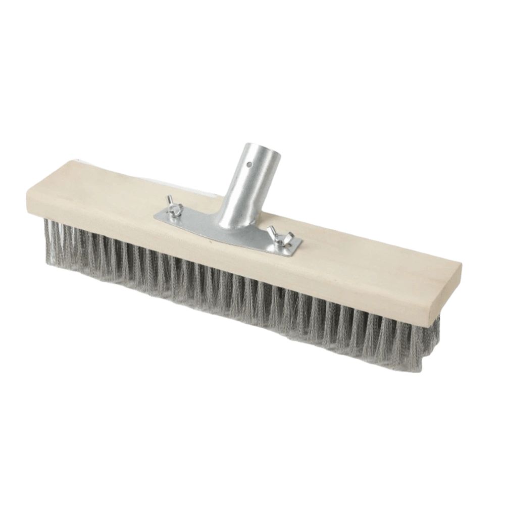 Corrosion-Resistant Wire Broom Brush Stainless Steel Floor Scrubbing Brush  Swimming Pool
