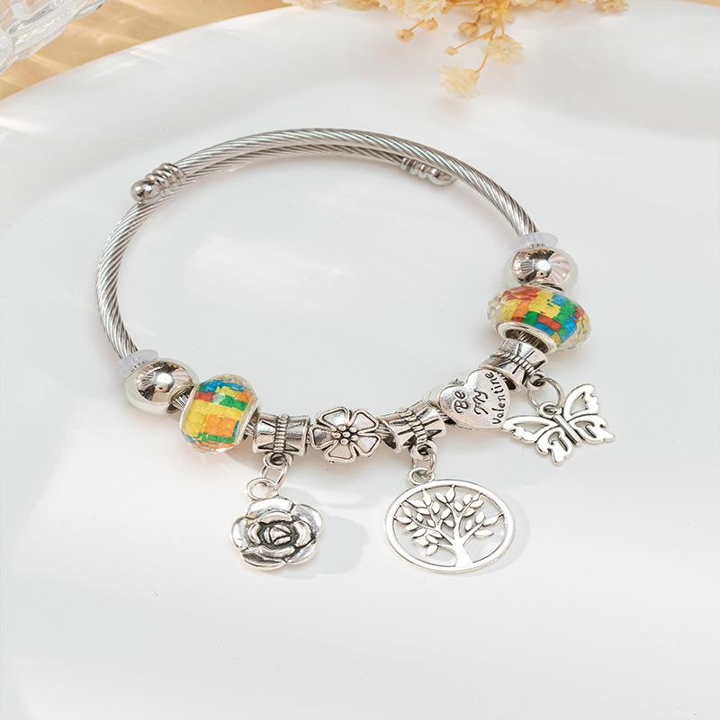Fashion Multi-Element Rhinestone Beaded DIY Bracelet Jewelry