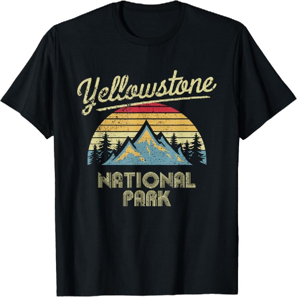 Vintage Retro Yellowstone Nationalpark T-Shirt T-Shirt