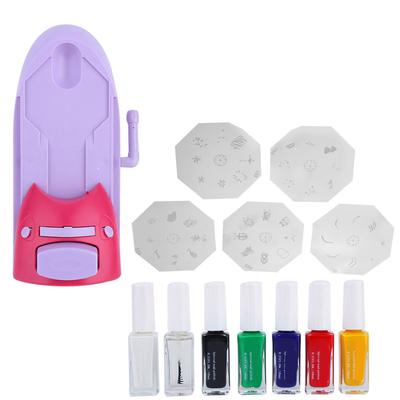 Nail Art Printer DIY Manicure Stamp Plate Drawing Printing Enamel Kit for Nail Design