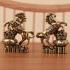 2026 Horse Year Brass Horse Decorative Ornament Horse Zodiac Little Pony Wealth Attracting Figurine Chinese New Year Gift