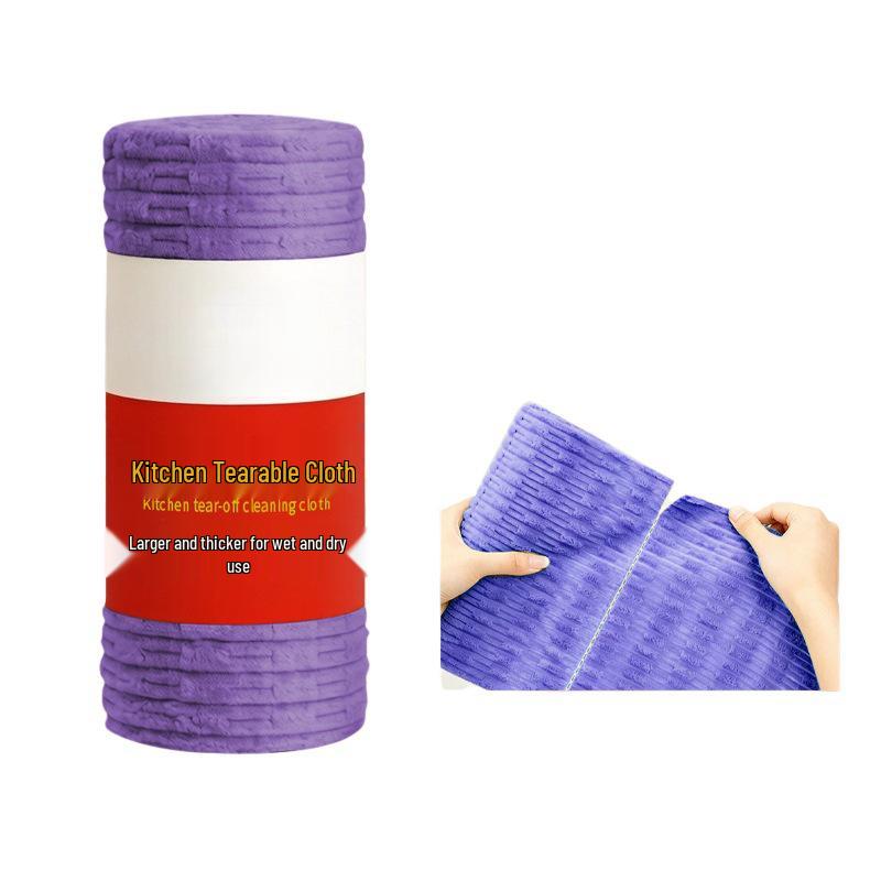 Chiffon de cuisine paresseux en fibre de bambou - Chiffon de nettoyage épais et absorbant, durable, ne peluche pas