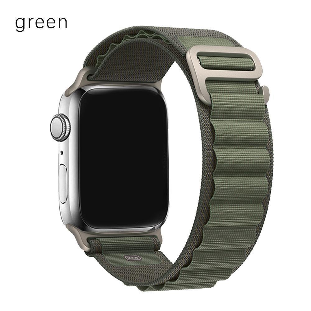 Alpine Loop Band for Apple Watch Ultra 2/Ultra 49mm 45mm 41mm 44mm 40mm 42mm Sport Nylon Outdool Breathable Strap for iWatch Series 9 8 7 SE 6 5 4 3