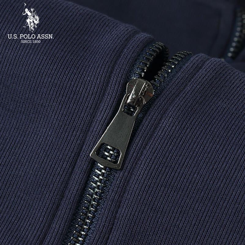 U.S. Polo Assn. Men's Hooded Zip-Up Cardigan
