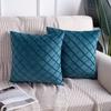 Color Plaid Throw Pillowcase, For Living Room Bedroom Sofa, No Pillow Insert
