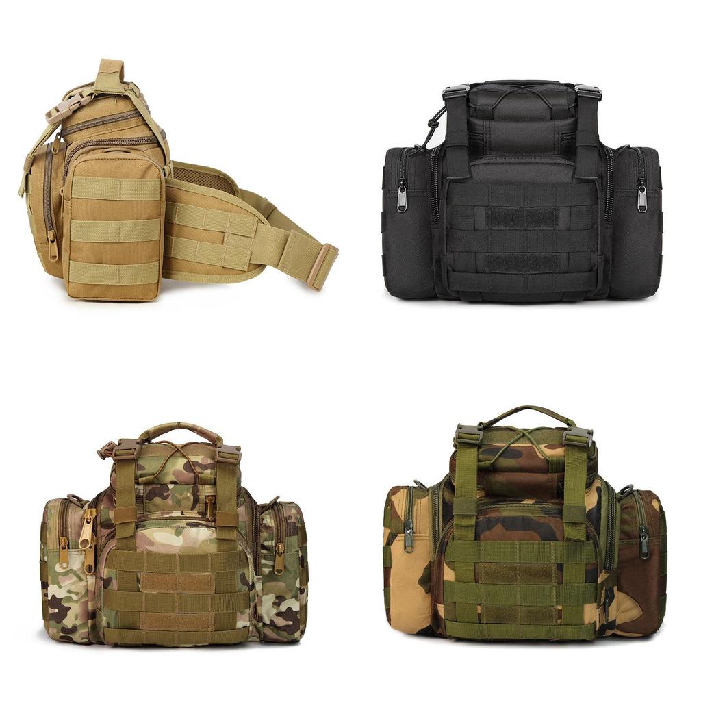 Outdoor Camera Waist Bag With Water Resistant Oxford Material For Fishing And Hiking
